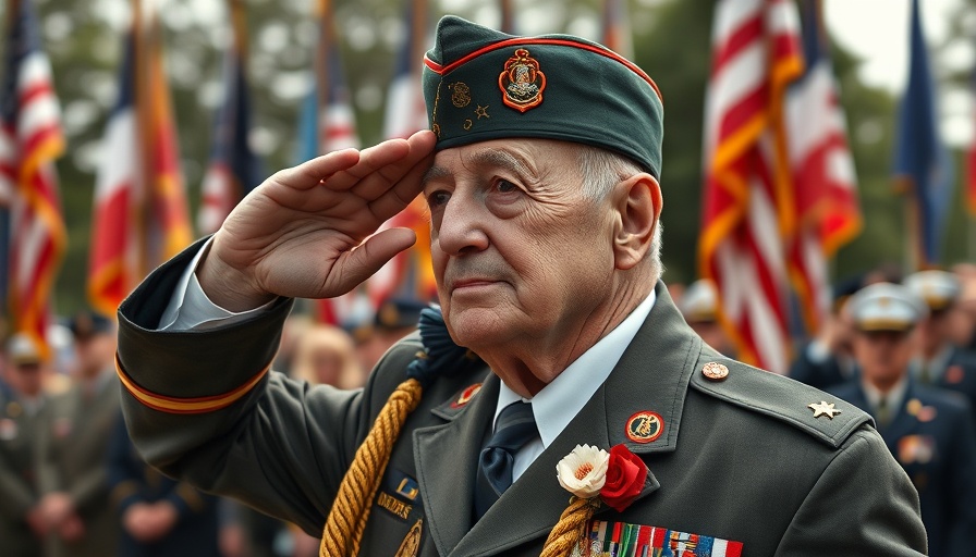 Silent Warrior Foundation event honoring veterans with a salute.