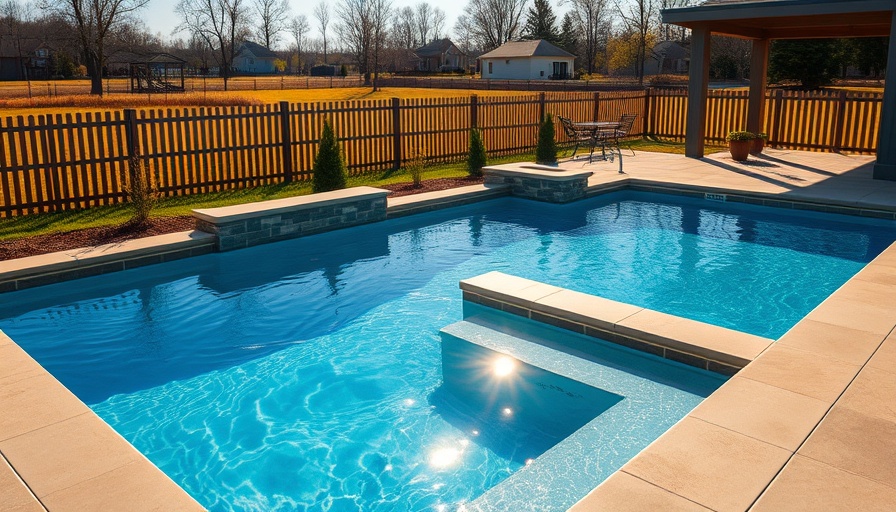 Modern Texas backyard pool and hot tub setup, average cost reference.