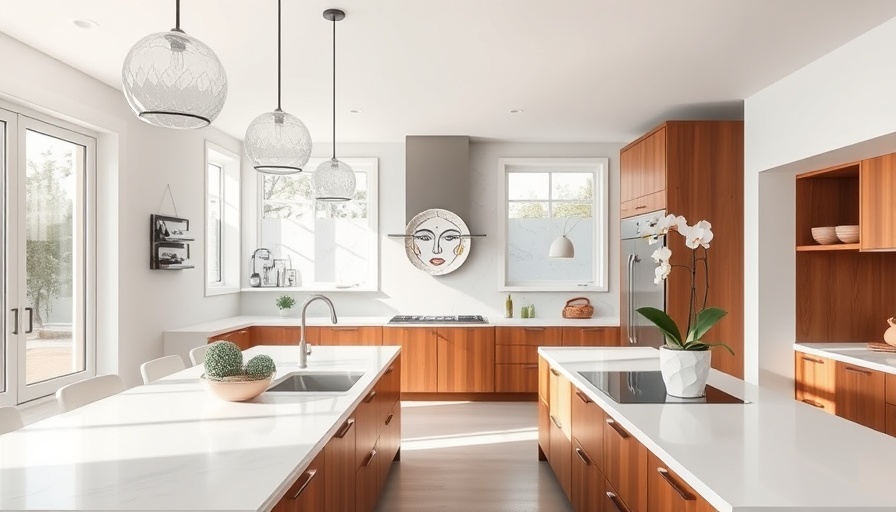 Modern kitchen remodel with open design and elegant decor.
