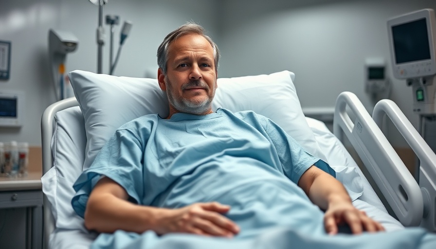 Patient undergoing treatment for Colorectal Cancer in Hampton Roads.
