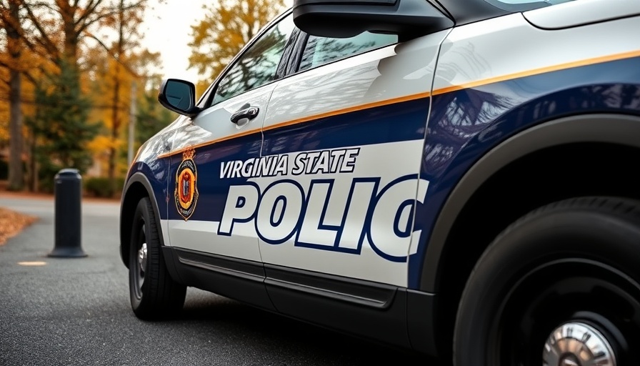 Virginia State Police SUV involved in I-64 shooting investigation.