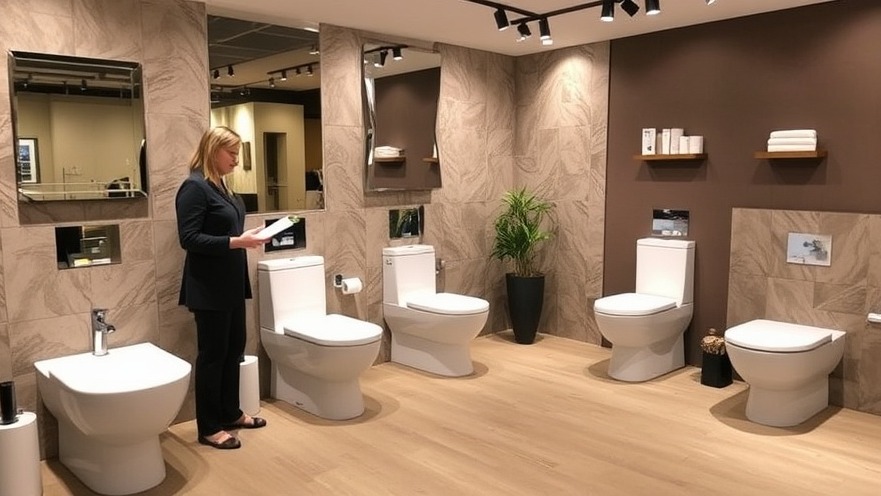 Explore Hampton Roads home improvement ideas with premium toilet designs in a showroom.