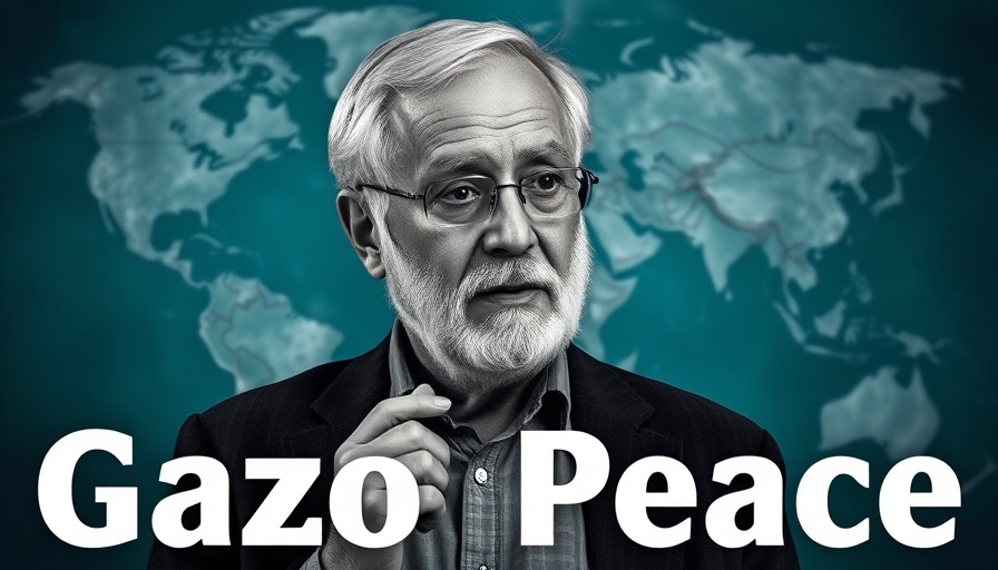 Discussion on Gaza peace plan with thoughtful presenter