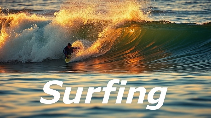 Surfer rides vibrant waves at Imperial Beach, highlighting surf culture dangers and water quality San Diego.