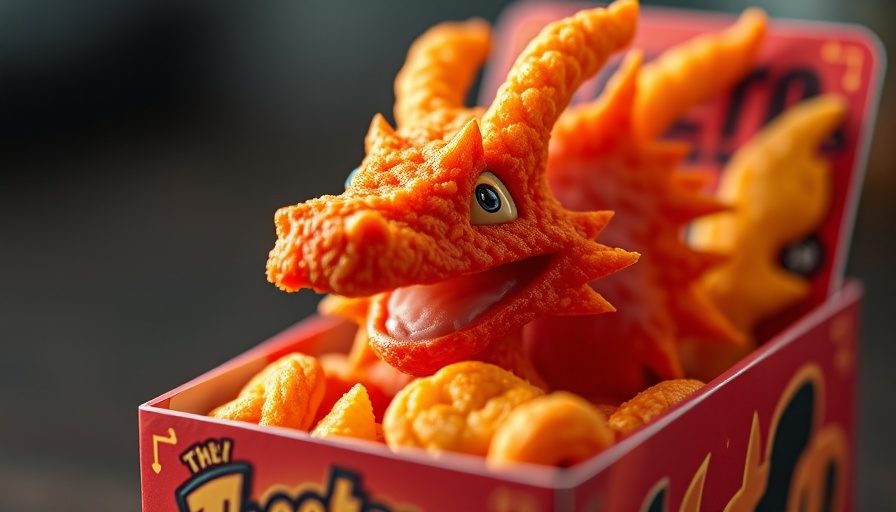 Cheetozard snack in collectible auction box