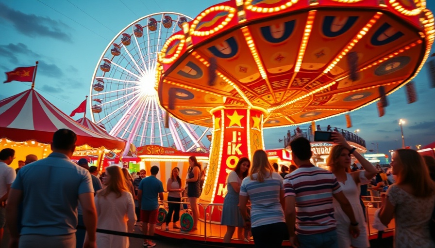 Colorful ride at 2025 LA County Fair Art Unleashed