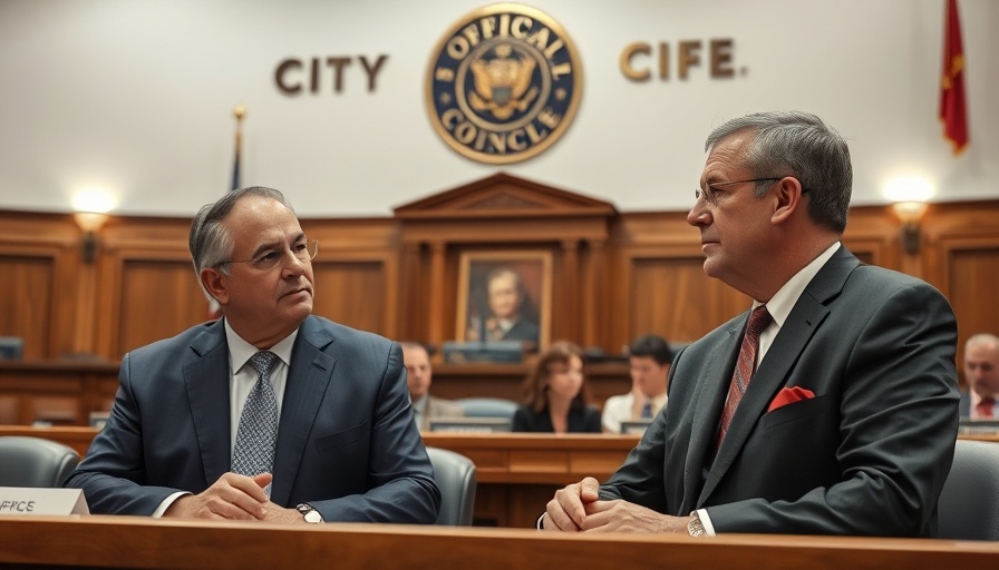 National City Council officials in a meeting discussing the city manager's firing.