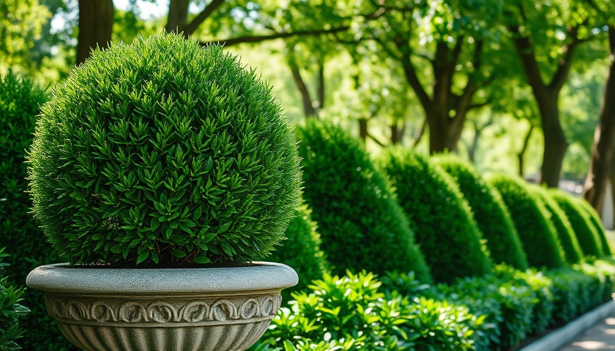 Village Garden Club tour featuring a lush, maintained garden.