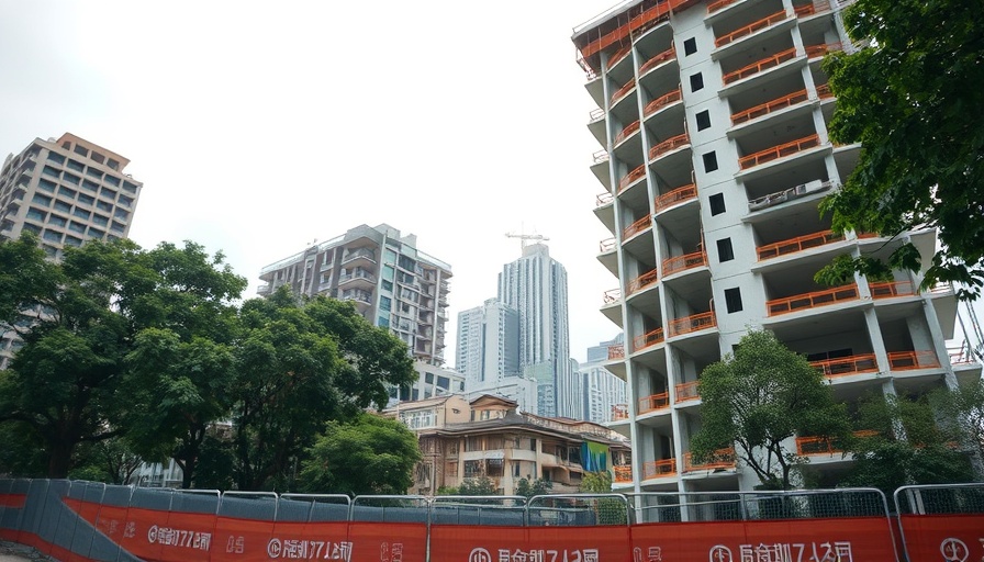 Urban construction site in San Diego for park design input, featuring a developing high-rise.