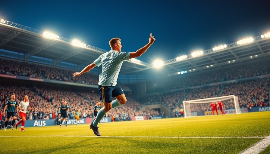 San Diego FC player celebrates goal, highlighting MLS Soccer Popularity.