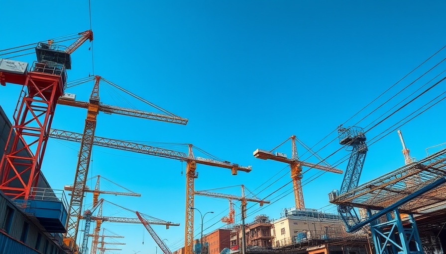 Industrial scene in San Diego, reflecting economic growth.