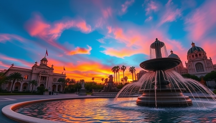 Balboa Park at sunset, San Diego weekend attractions.