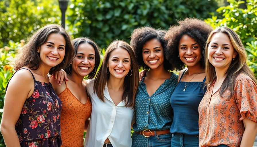 Group of smiling women outdoors for cash flow management with Paidnice.