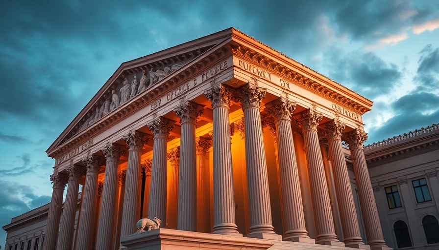 Supreme Court building symbolizing FINRA enforcement and Supreme Court rulings.