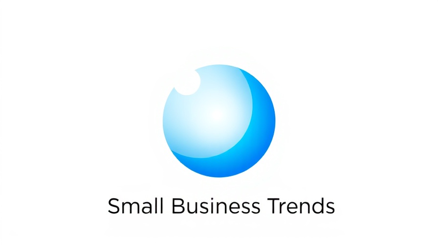 Logo of Small Business Trends, blue circle and text