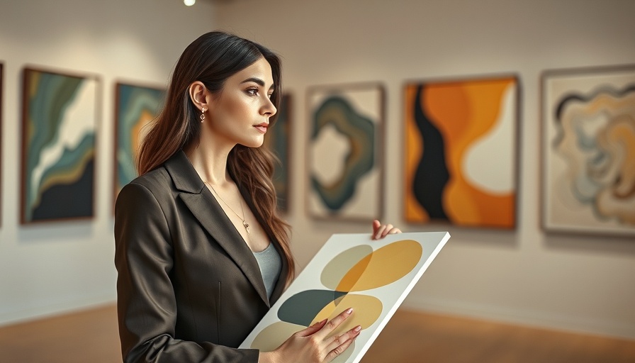 Art donations tax deductions concept with professional examining artwork