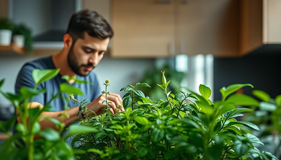 Indoor Smart Garden Solutions in modern kitchen setting.
