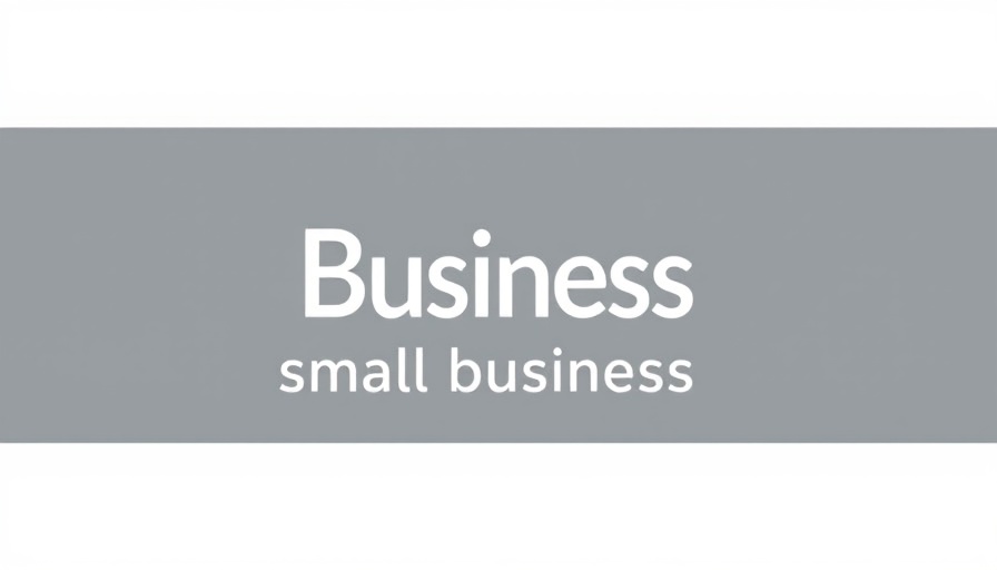 Logo for small business trends in blue and gray colors.