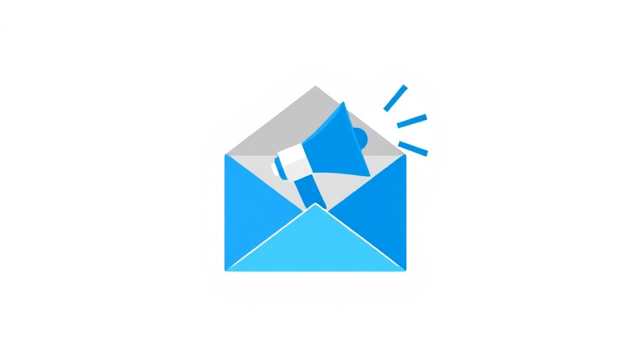 Illustration of email communication with megaphone symbol, Writing Emails That Customers Can’t Ignore.