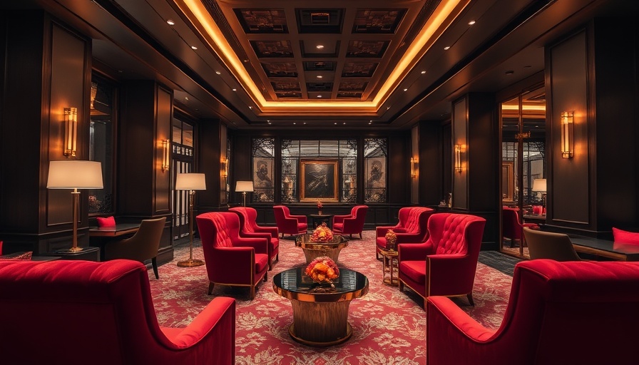 Luxurious lounge perfect for wealth management for entrepreneurs.