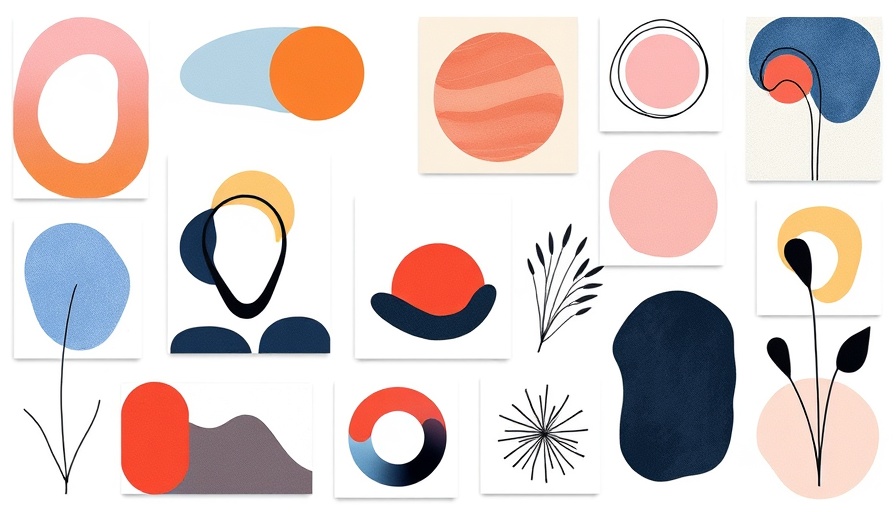 Abstract art collection showcasing creativity for starting an art gallery.