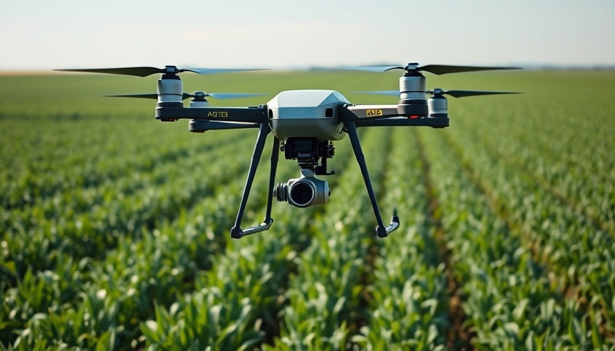 Drone spraying crops in a large field, Drones for Agricultural Crop Spraying.