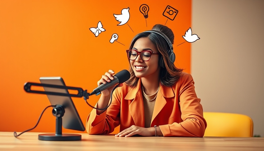 Stylish woman creating user-generated content for small businesses.