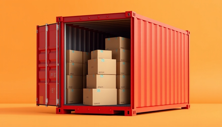 Entrepreneurs Surviving Trump's Tariffs: open shipping container with boxes.