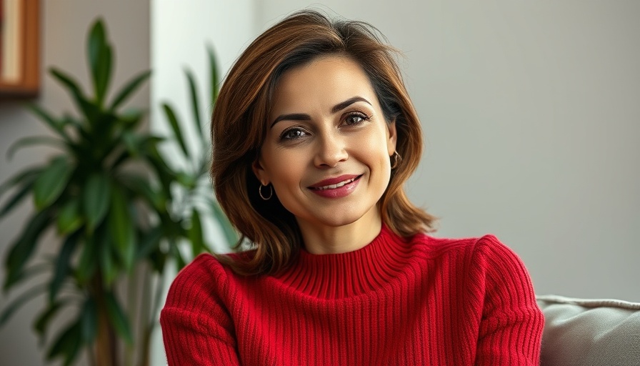 Confident woman in red sweater on magazine cover, AI Outperformed Human Doctors