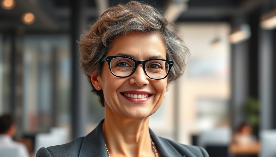 Professional woman in office highlighting importance of vendors and partners in business.