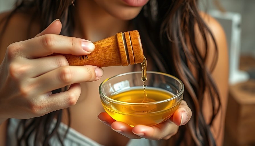 Natural hair care techniques with oil and brushing for hair loss remedy.