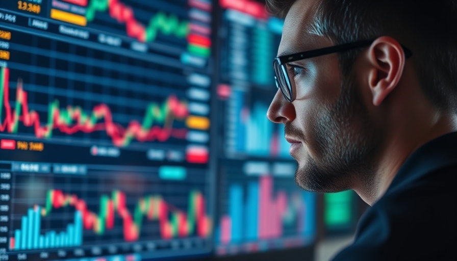 Focused stock analyst reflecting on charts, Advisor Sentiment Index.