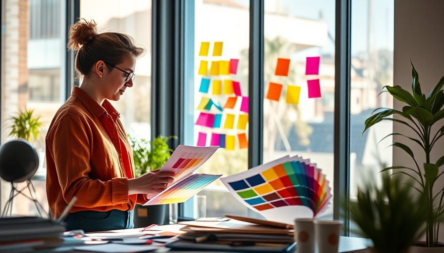 Collaborative planning session on profitable business investments over colorful desk.