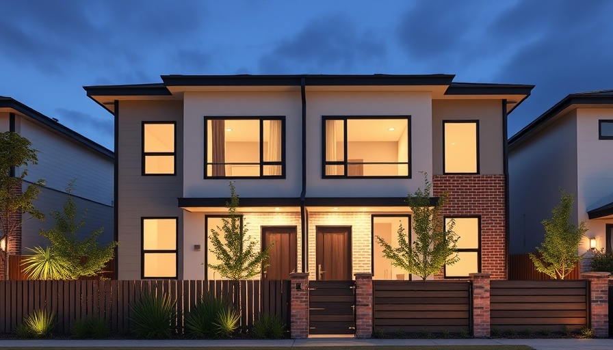 Contemporary dual occupancy home showcasing modern benefits