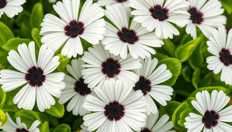 Dwarf Cornel flowers with lush green leaves.