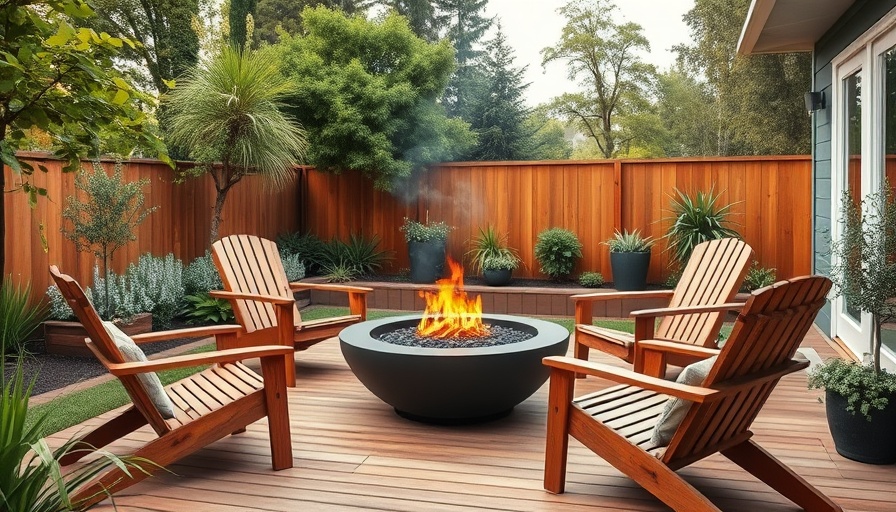 Home gardening ideas with modern patio and greenery