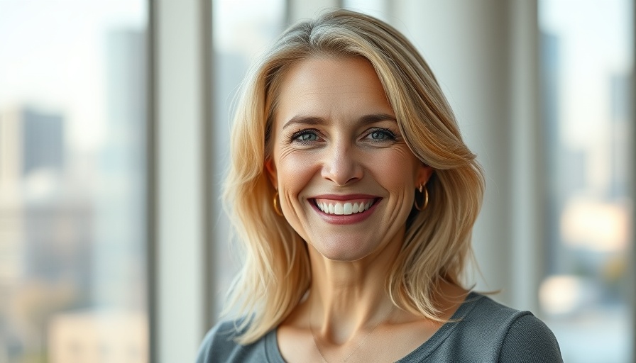 Portrait of a smiling woman indoors for 'Build an Audience Before Your Book'.