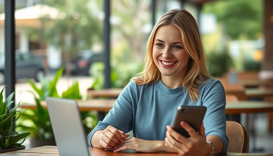 Blonde woman starting a tutoring business online