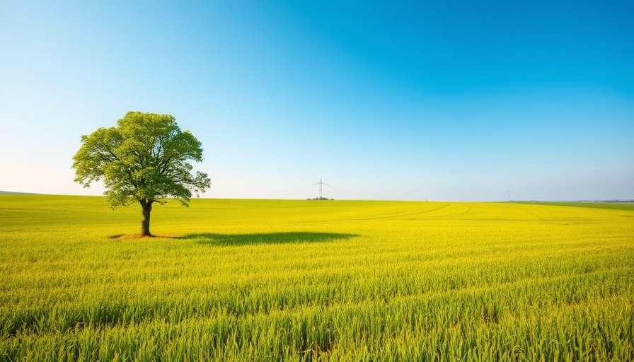 Lush green tree symbolizing sustainable living tips