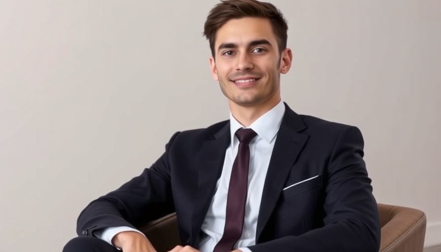 Professional man in a suit discussing buy now pay later apps pitfalls.