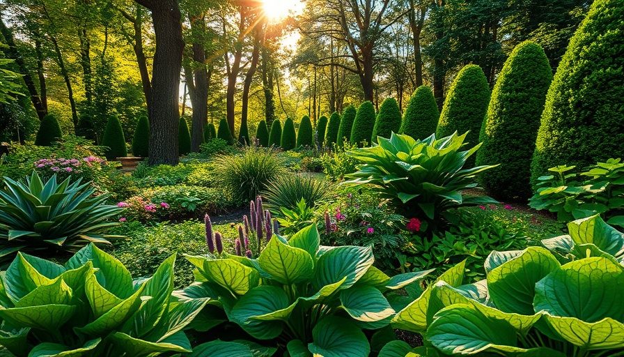 Home garden showcasing mixed sun and shade planting tips.