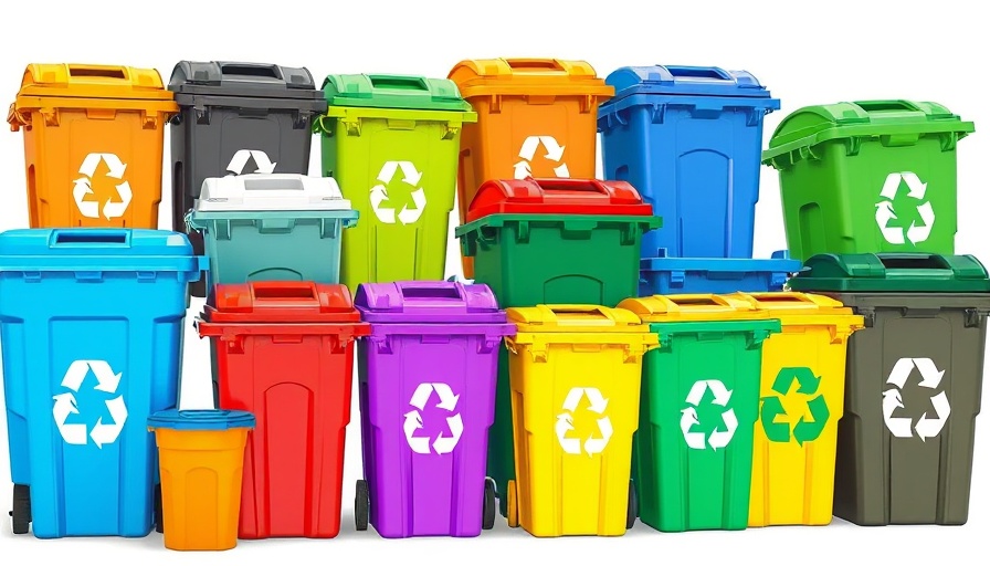 Vibrant cartoon recycling bins illustrating waste management.