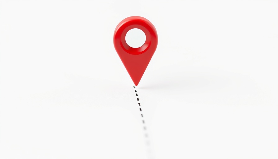 Icon of map with red location pin for Expanding Business to New State Location.
