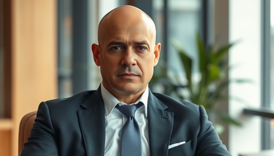 Ryan Marcus joins Binah Capital, confident man in a suit, office background.