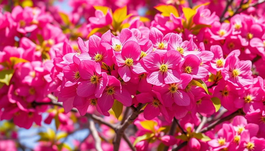 Pink dogwood blossoms in sunlight, highlighting vibrant color and detail.