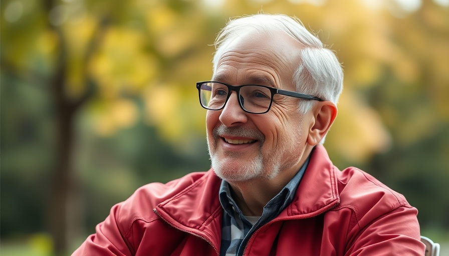Influence of Warren Buffett on RIAs: elderly man outdoors.