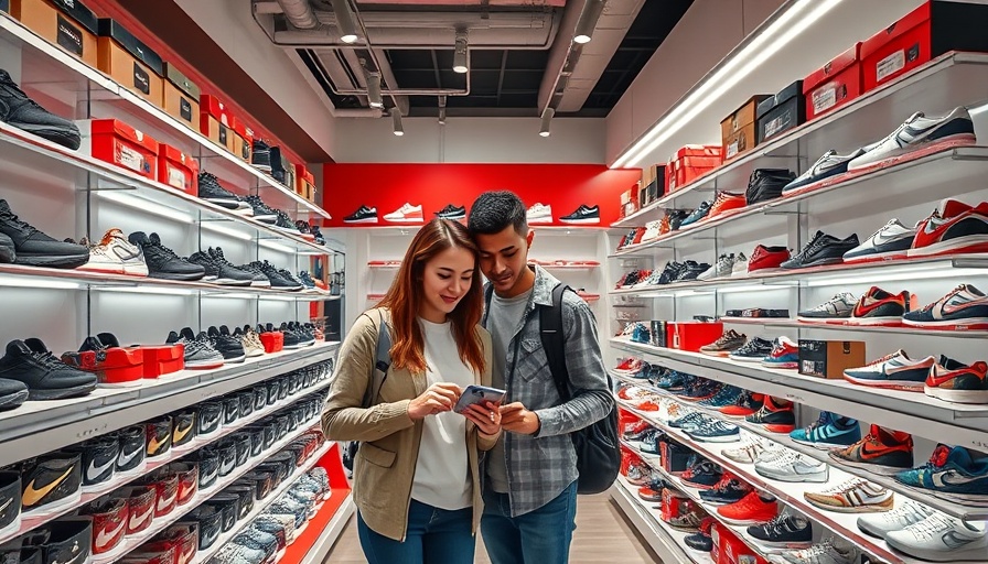 Entrepreneur in a sneaker store exploring wealth management for entrepreneurs