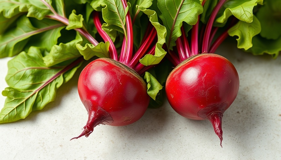 Vibrant fresh beets showcasing natural texture.