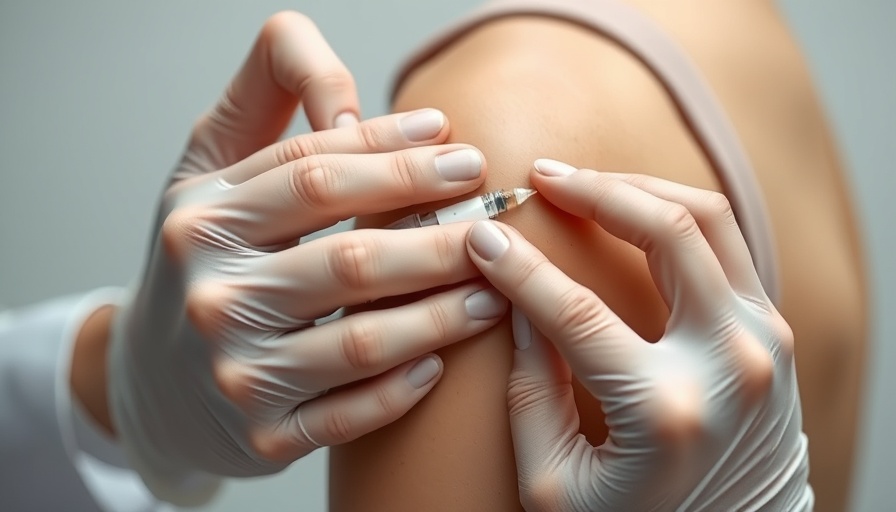 Close-up of bandage applied after vaccination, FDA Approves New Covid Vaccine.
