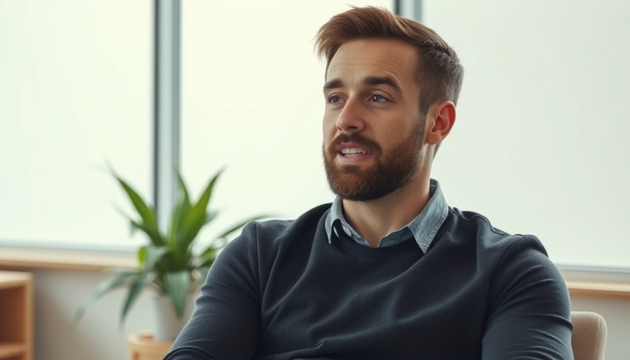 Casual man in office discussing Investing Platform Seeds Series A Funding.